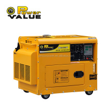 Batería eléctrica Generador diesel de 5 kVa AC Singido Inicio de retroceso/arranque eléctrico 186F 12V 8A PowerValue 13.0/3600 5.5/5.5kw